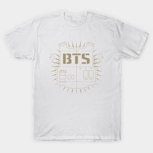 Raglan BTS logo T-Shirt